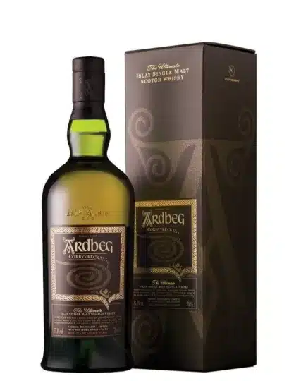 Whisky Ardbeg Corryvreckan 57,1% et son étui