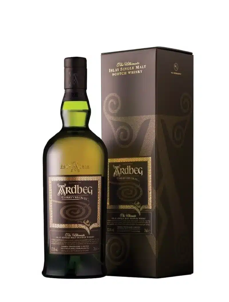 Whisky Ardbeg Corryvreckan 57,1% et son étui