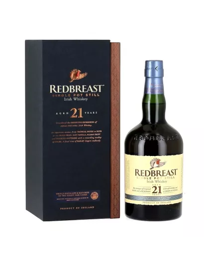 Redbreast 21 ans Single Pot Still 46% et son coffret