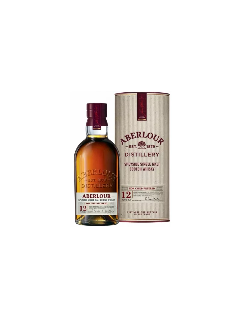 ABERLOUR 12 YO - Non Chill Filtered - 48%