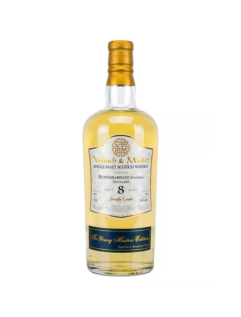 Valinch & Mallet  Bunnahabhain Staoisha 8 ans  52,1%