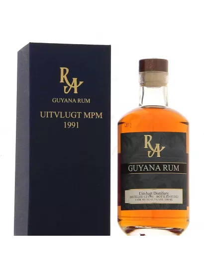 Rum Artesanal Guyana Uitvlugt 1991 30 years 61,7%