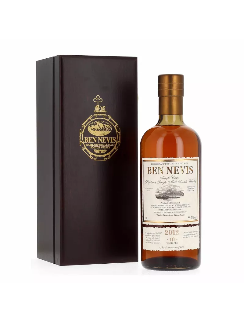 BEN NEVIS 10 ans 2012 American Wine Cask New Vibrations 59,3%