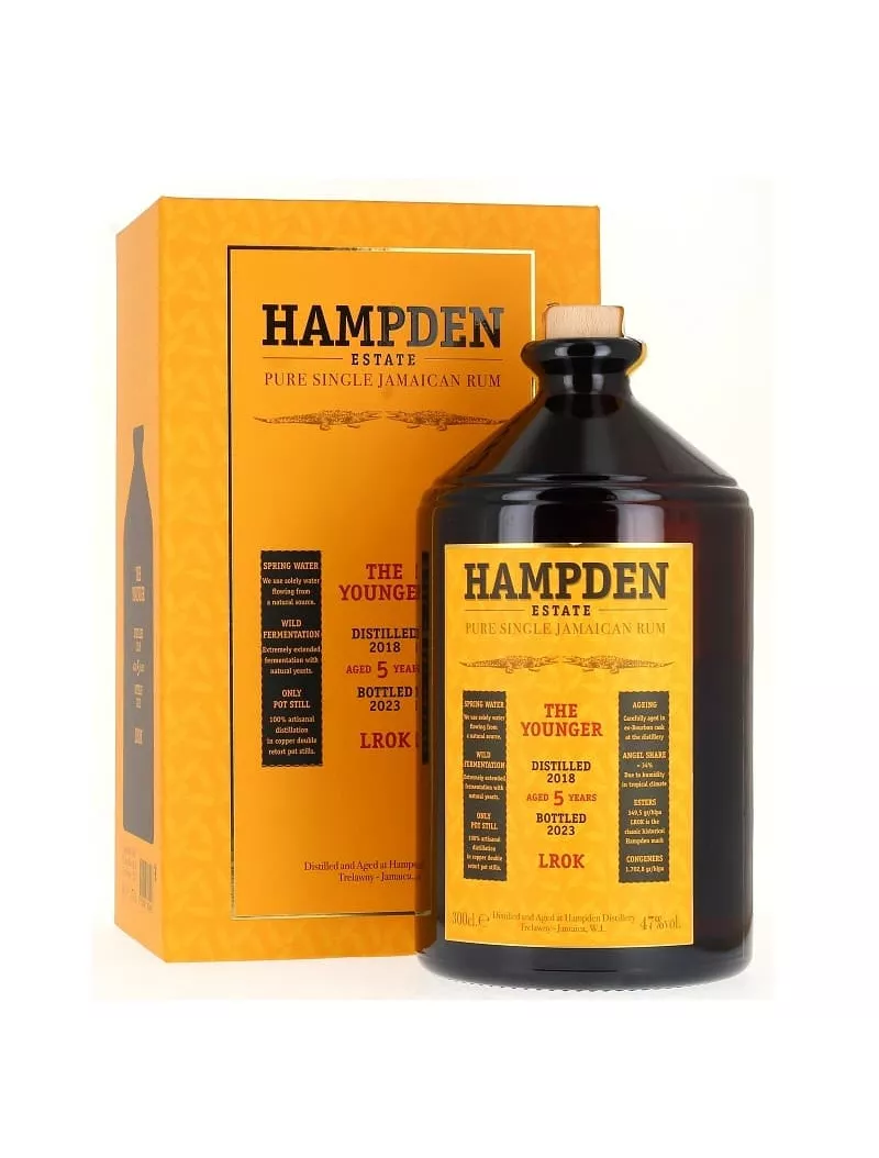 Rhum HAMPDEN 5 YO 2018 LROK The Younger 47%