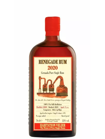 Rhum RENEGADE 3 ans 2020 - Habitation Velier