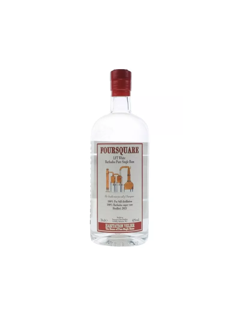 Rum Foursquare LFT White High Esters 62%
