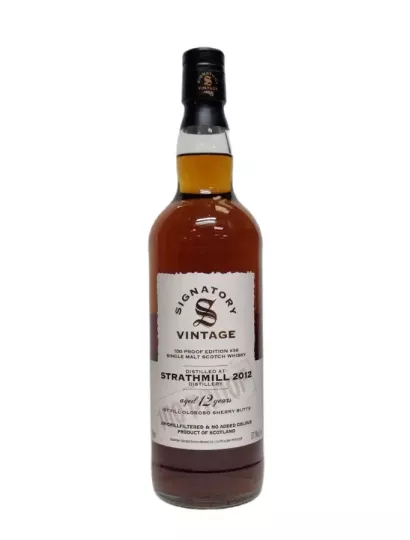 Whisky Strathmill 2012 1st Fill Sherry Butt 100 Proof Signatory Vintage