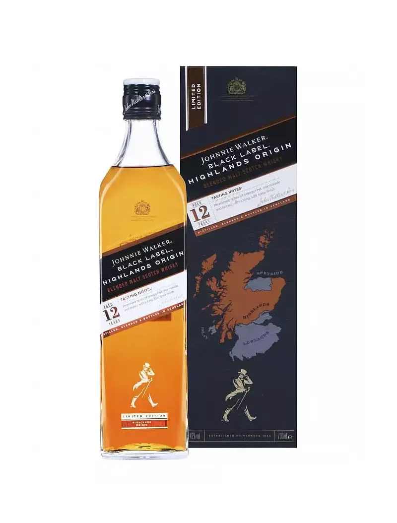 JOHNNIE WALKER Black Label - Highland Origin 42% | MonWhisky.fr