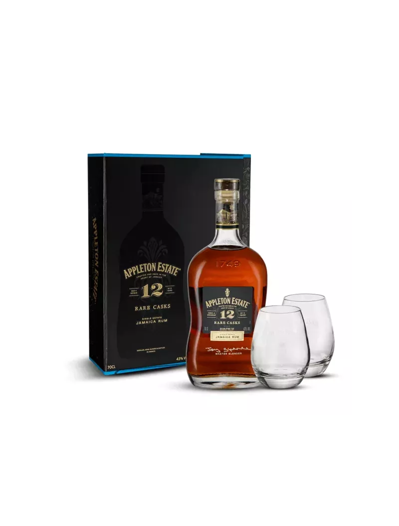 Appleton Estate Rare Casks 12 years 43% Gift Set | MonWhisky.fr