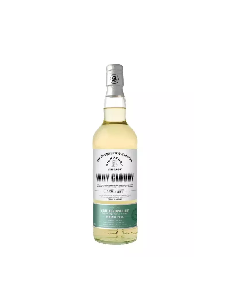 MORTLACH 9 ans 2016 Very Cloudy Signatory 40% | MonWhisky.fr