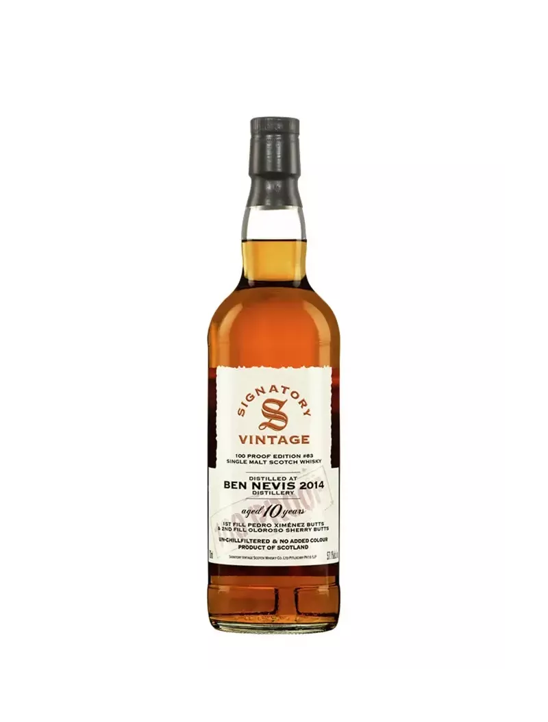 Ben Nevis 10 YO 2014 100 Proof 63 Signatory Vintage 57.1% | MonWhisky.fr