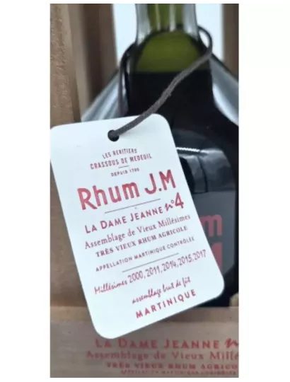 Rhum JM – Dame-Jeanne n°4 47.6%