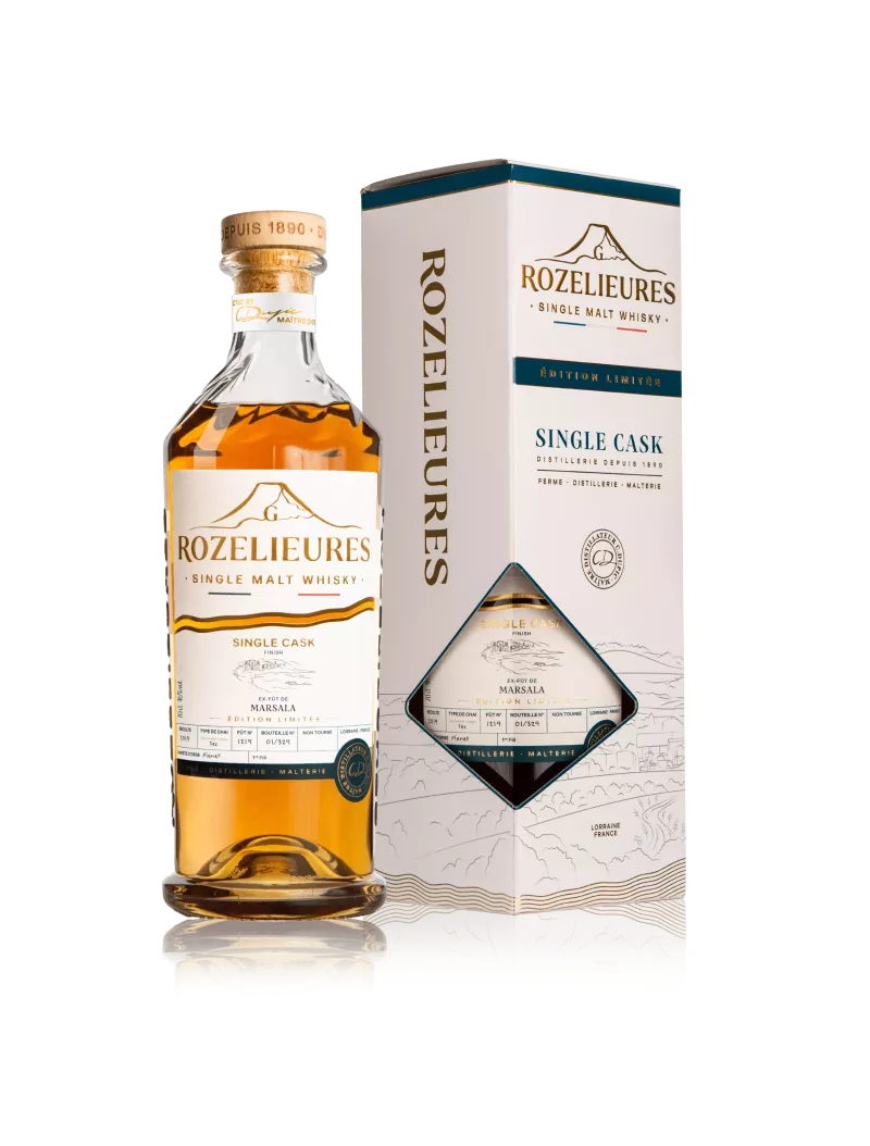 Rozelieures Ex-Marsala 46% Single Cask - French Single Malt Whisky